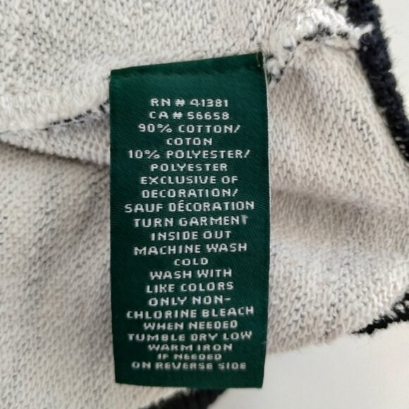 Lauren Ralph Lauren Womens White Printed Zip Up Jacket Large - Picture 4 of 7